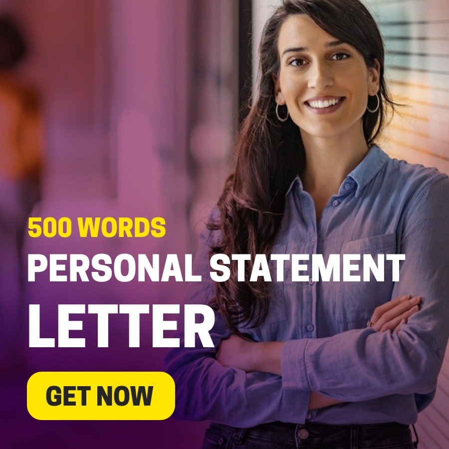 Personal Statement Letter - 500